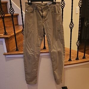 Ag Adriano Goldschmied Taupe Utility Pants